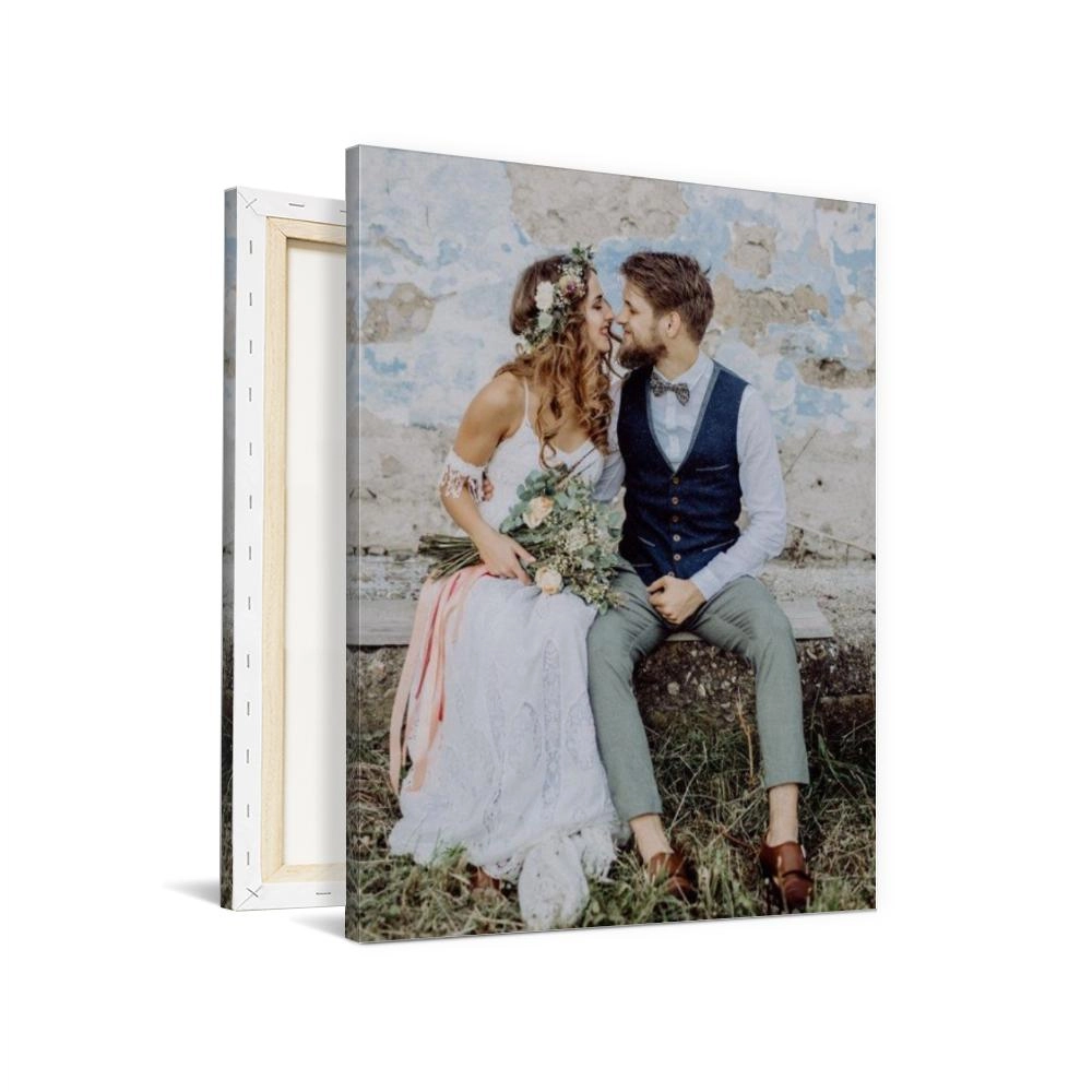 Foto auf Leinwand, mit eigenen Texten & Bildern selbst gestalten - Foto auf Leinwand im Format 600 x 800 mm bei druckstdu.de