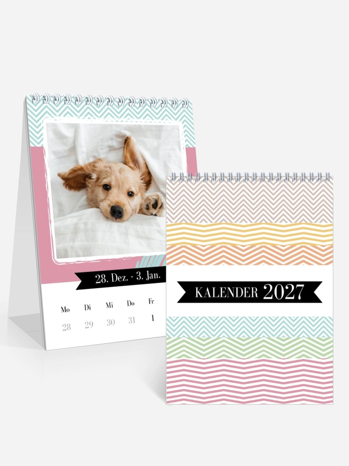 Tischkalender Mustermix | Woche Tischkalender Mustermix | Woche