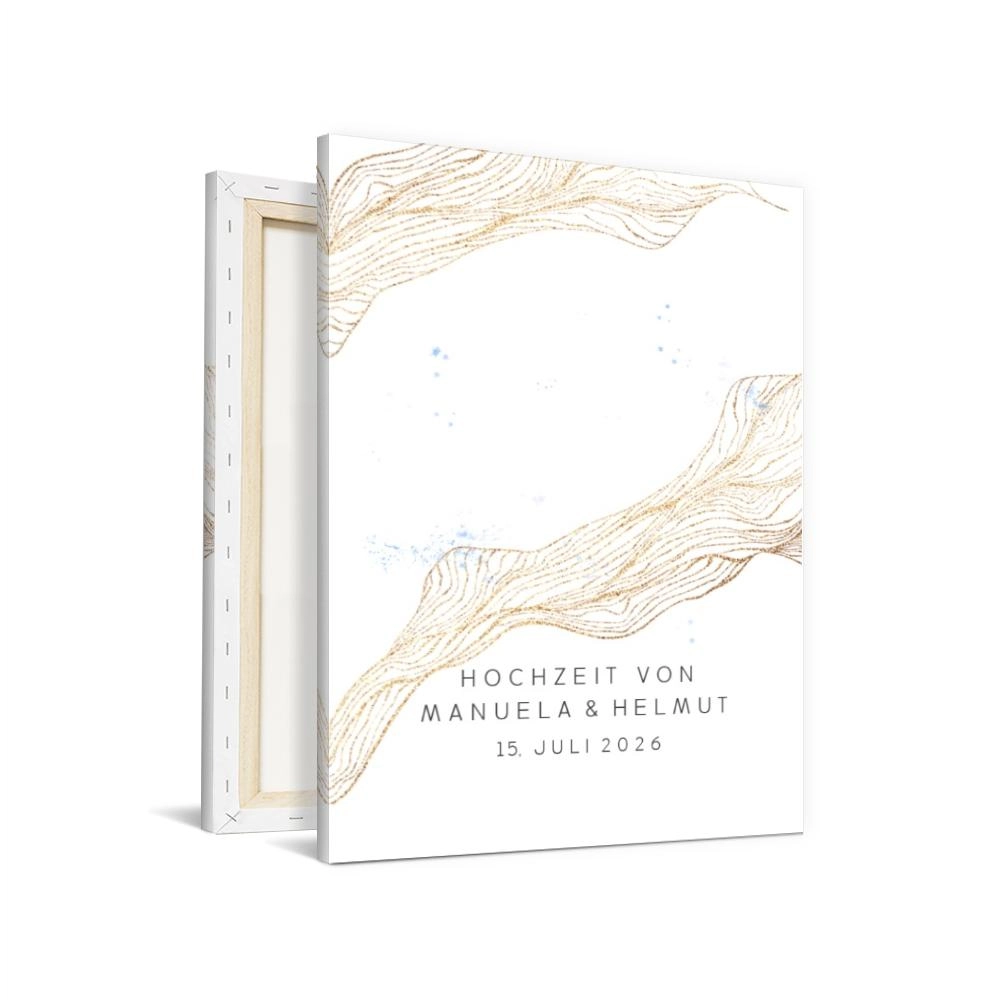 Leinwand zur Begrüßung bei der Hochzeit online einfach selbst gestalten & bestellen - Hochzeitsbaum im Format 400 x 600 mm bei druckstdu.de