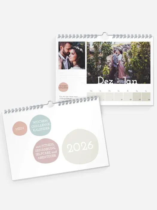 Wandkalender Zielgerade | Woche