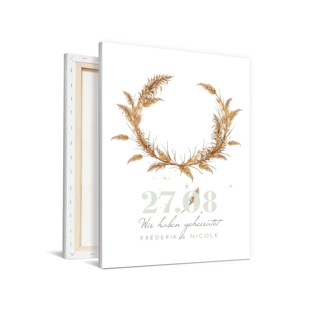 Sitzplan als Leinwand für Ihre Hochzeit selbst gestalten & fertig bedruckt bestellen - Leinwand im Format 400 x 600 mm bei druckstdu.de