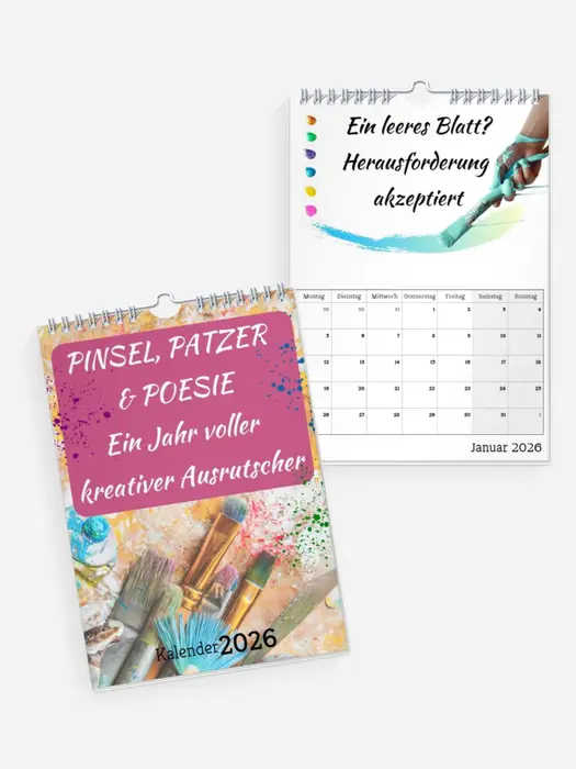 Pinsel, Patzer & Poesie – Ein Jahr voller kreativer Ausrutscher