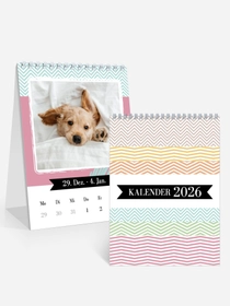 Tischkalender Mustermix | Woche Tischkalender Mustermix | Woche