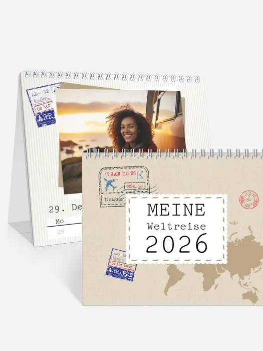 Tischkalender Wanderlust | Woche