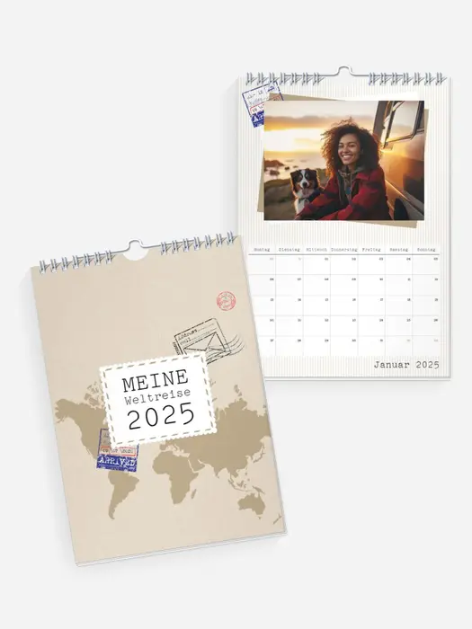 Wandkalender Wanderlust | Monat