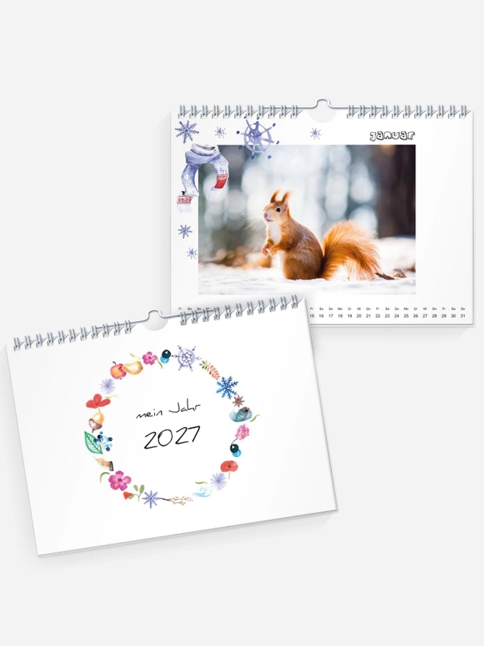 Wandkalender Harmonie Rund | Monat Wandkalender Harmonie Rund | Monat