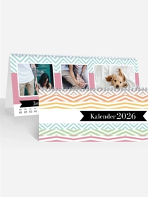 Tischkalender Mustermix | Monat