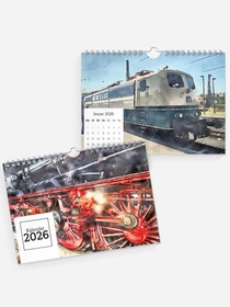Kalender - Bahnfahrendes Kalender - Bahnfahrendes