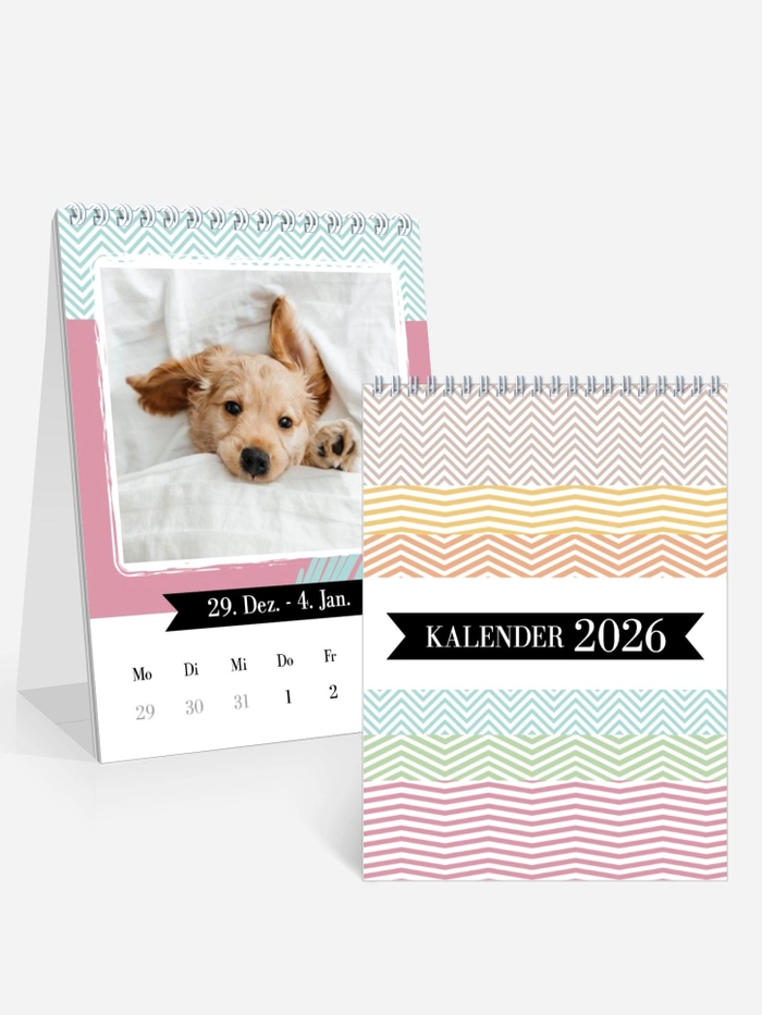 Tischkalender Mustermix  | Woche