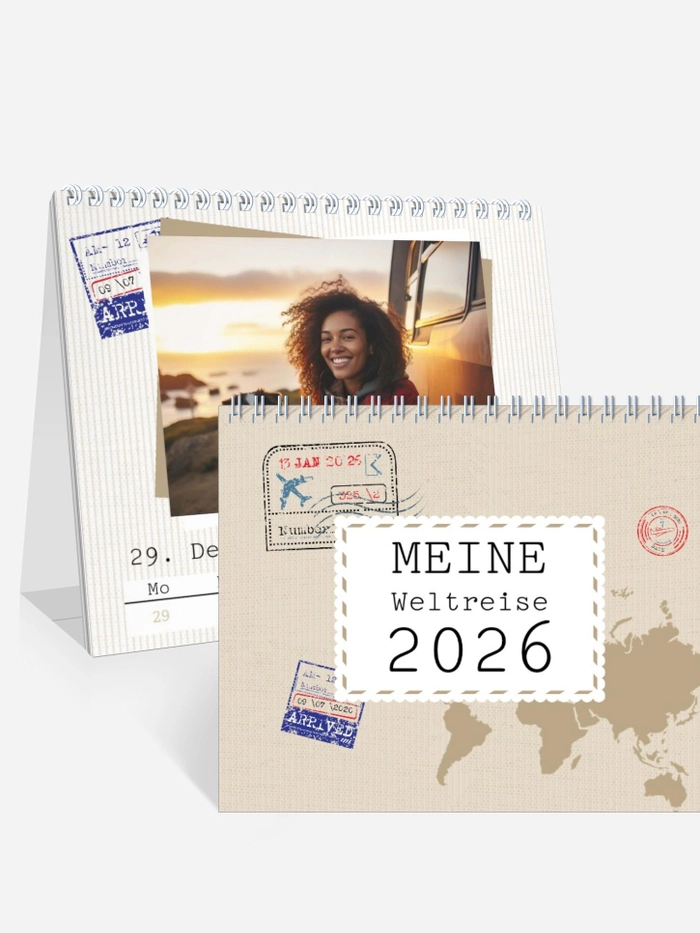 Tischkalender Wanderlust | Woche