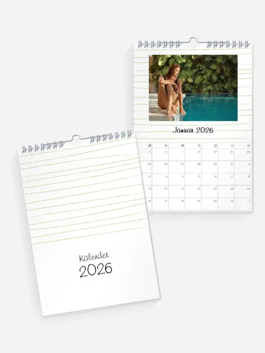 Wandkalender Zeitlinien | Monat