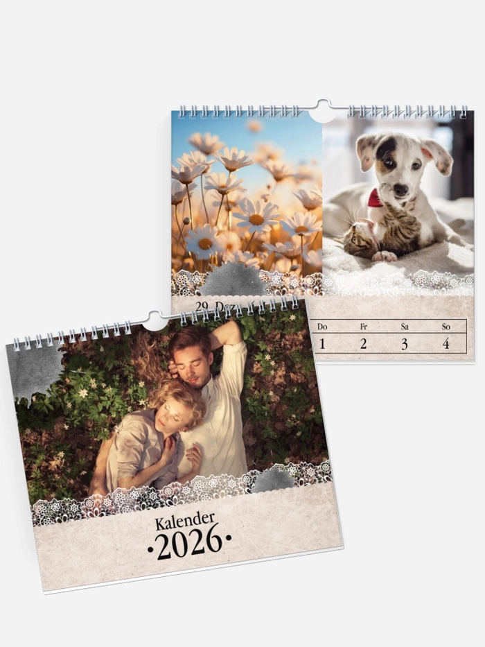 Wandkalender Blütenrand | Woche Wandkalender Blütenrand | Woche