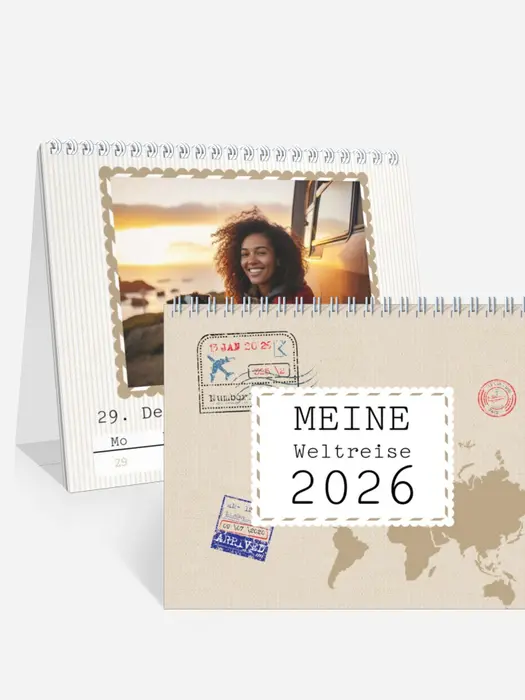 Tischkalender Wanderlust | Woche