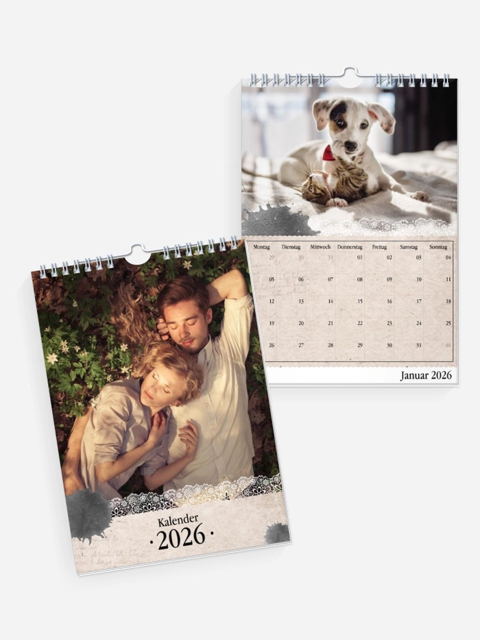 Wandkalender Blütenrand | Monat Wandkalender Blütenrand | Monat