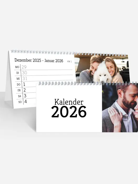 Tischkalender Neutral Notizen | Woche