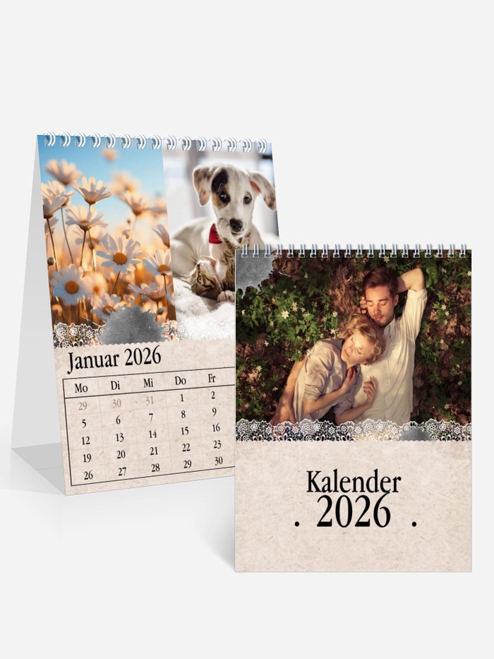 Tischkalender Blütenrand | Monat