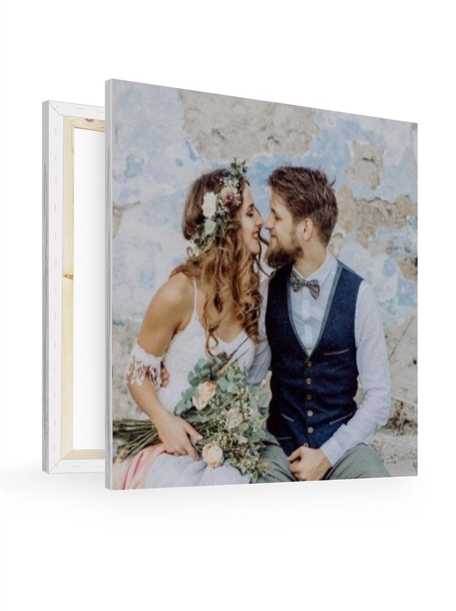 Foto auf Leinwand, mit eigenen Texten & Bildern selbst gestalten - Foto auf Leinwand im Format 200 x 200 mm bei druckstdu.de