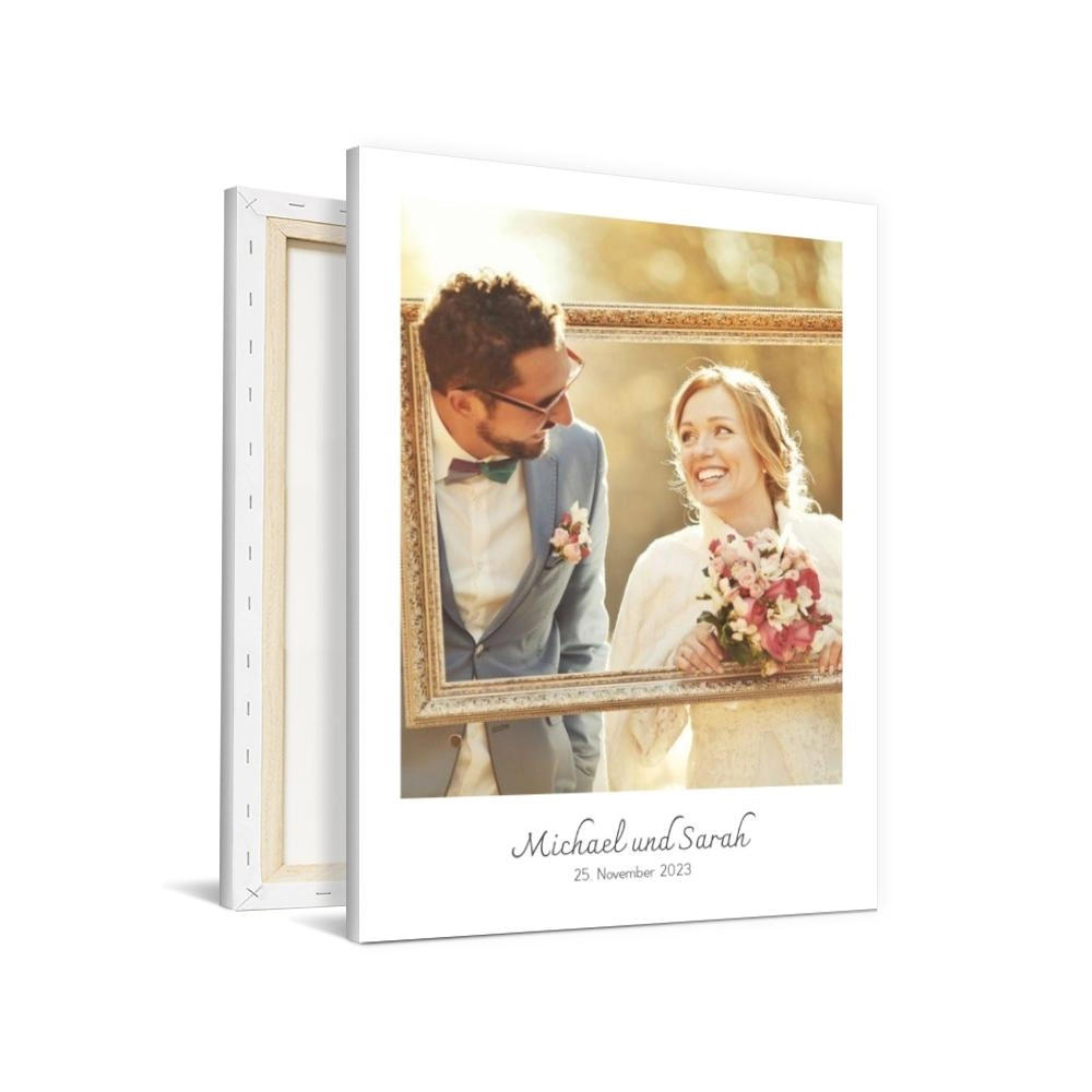 Foto auf Leinwand, mit eigenen Texten & Bildern selbst gestalten - Foto auf Leinwand im Format 600 x 800 mm bei druckstdu.de