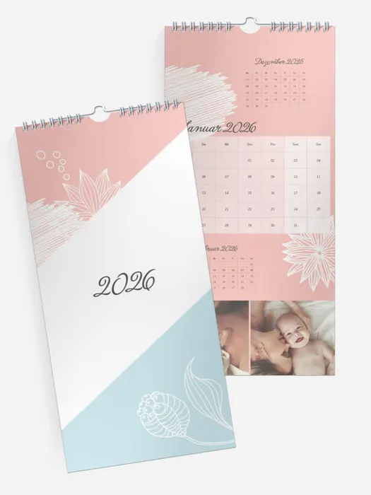 3-Monatskalender Blütenzart