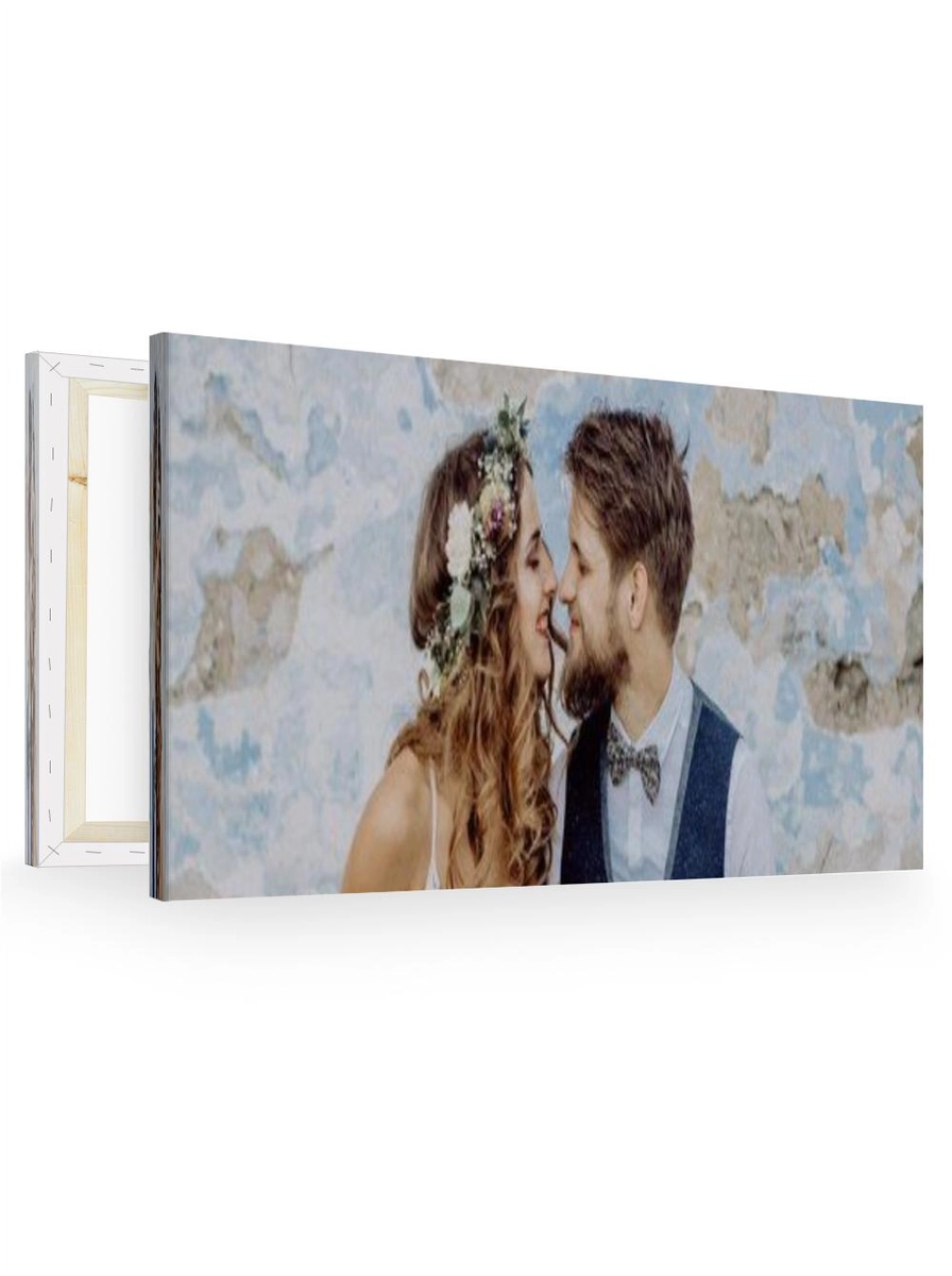 Foto auf Leinwand, mit eigenen Texten & Bildern selbst gestalten - Foto auf Leinwand im Format 900 x 300 mm bei druckstdu.de