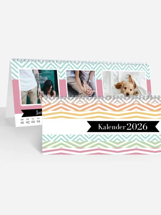Tischkalender Mustermix | Monat