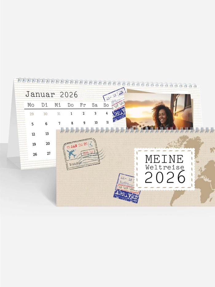 Tischkalender Wanderlust | Monat