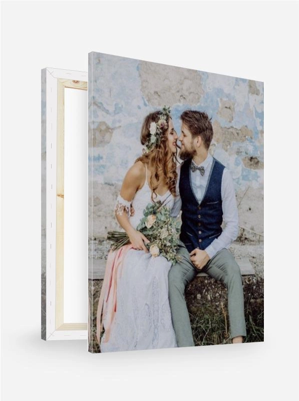 Foto auf Leinwand, mit eigenen Texten & Bildern selbst gestalten - Foto auf Leinwand im Format 400 x 500 mm bei druckstdu.de