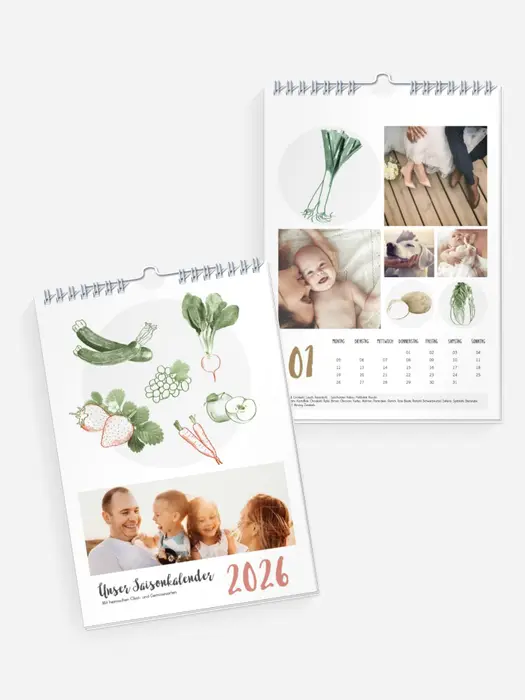Wandkalender GartenglĂĽck | Monat