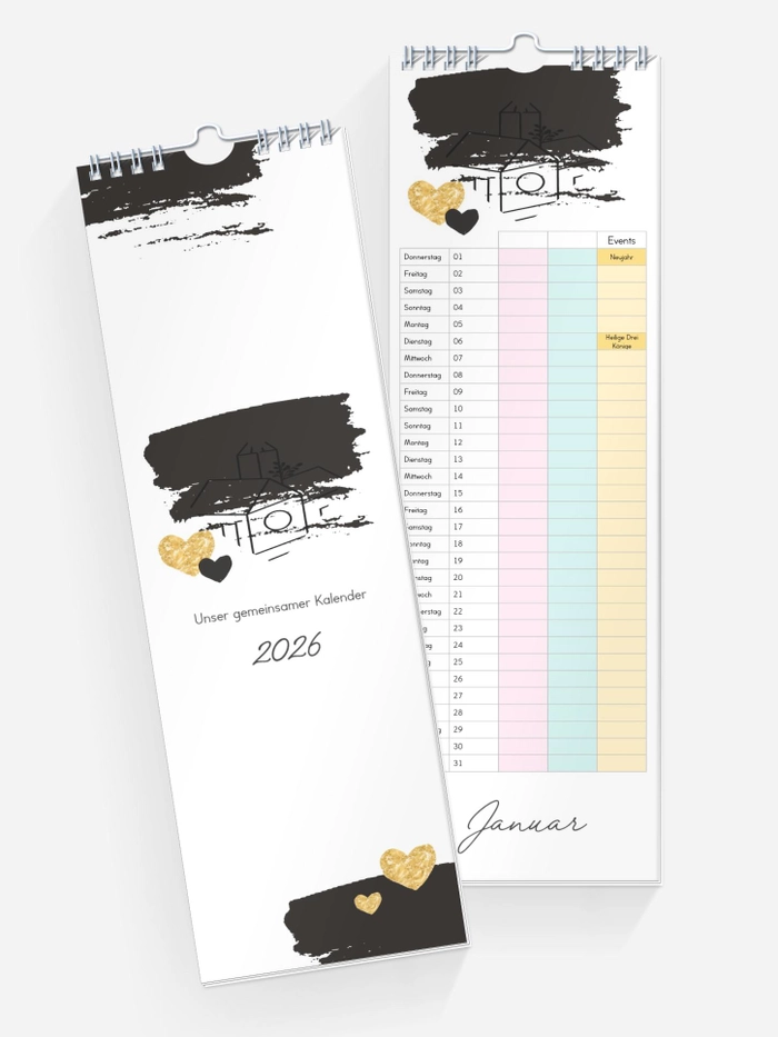 Küchenkalender wir zwei