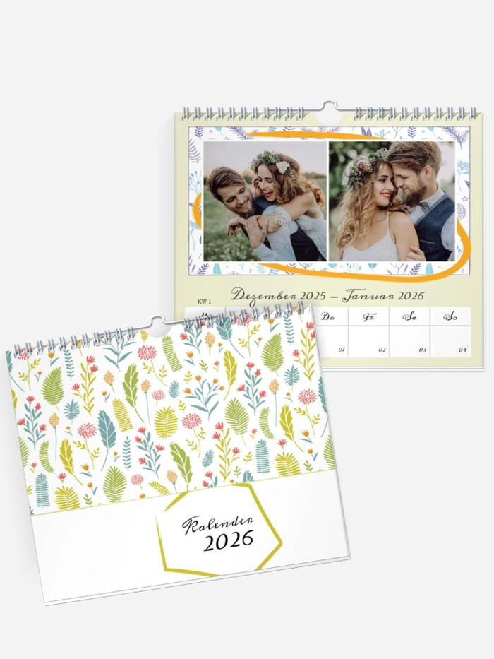 Wandkalender Blütenmeer | Woche Wandkalender Blütenmeer | Woche